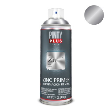 Pintura en spray pintyplus tech zinc galvánico 520cc z169