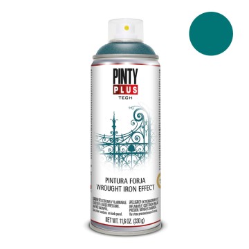 Pintura en spray pintyplus tech pintura forja 520cc verde fj925