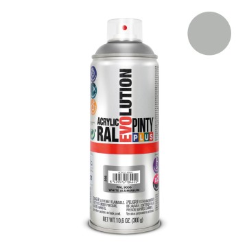 Pintura en spray pintyplus evolution 520cc ral 9006 aluminio blanco