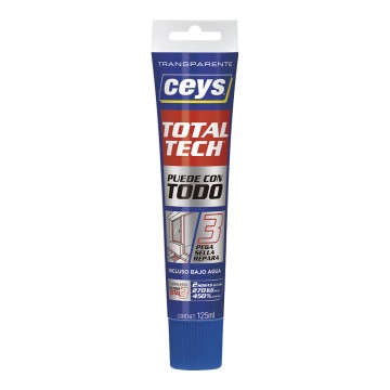 Ceys total tech transparente tubo 125ml 507242