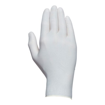 Caja 100 guantes desechables látex sin polvo talla 8 juba