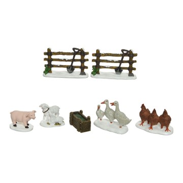 Figuritas animales de granja modelos surtidos