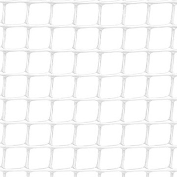 Rollo de malla ligera cadrinet color blanco 1x5m cuadro: 10x10mm nortene