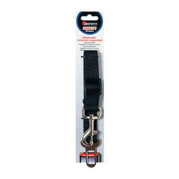 Adaptador-cinturon seguridad 20mm negro nayeco