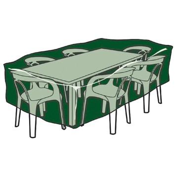 Funda de protección. cubre mesa y sillas 325x205x90cm 100g/m²