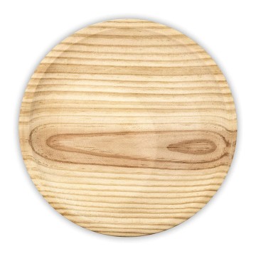 Plato de madera especial para pulpo ø22cm fm