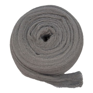 Bobina de lana de acero lisa 2,250kg. nº1 akron