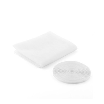 Mosquitera adhesiva recortable para ventana blanca v0103064 innovagoods