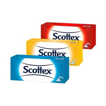 Caja pañuelos 70 unid. scottex colores / modelos surtidos