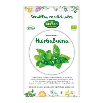 Sobre con semillas de hierbabuena "medicinal" eco 857005bolsh agreen