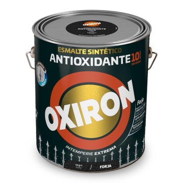 Esmalte sintético metálico antioxidante oxiron forja negro 4l titan 5809028