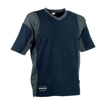 Camiseta java azul marino/gris oscuro cofra talla xxl