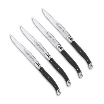 Set 4 cuchillos chuleteros bistro 11.5 cm - 4.5" d 3 claveles