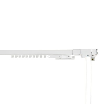 Riel reforzado extensible 70-120cm blanco cintacor - storplanet
