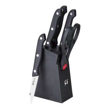 Juego de 6 piezas cuchillos de cocina + tacoma acero inox sg-4181 san ignacio