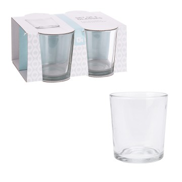 Set 4 vasos agua 280ml, ye6000410, excellent houseware