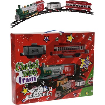 Tren de navidad, con luces y sonido. koopman