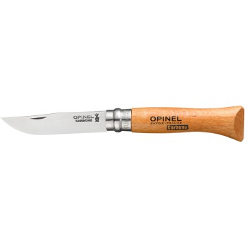 Navaja acero carbono nº6, hoja de 7cm. opinel