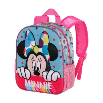 Mochila 3d pequeña minnie mouse house. karactermania