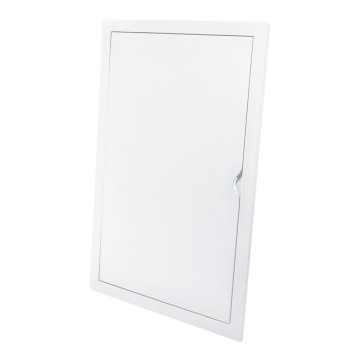 Tapa de registro rectangular empotrable abs 25x40cm blanca