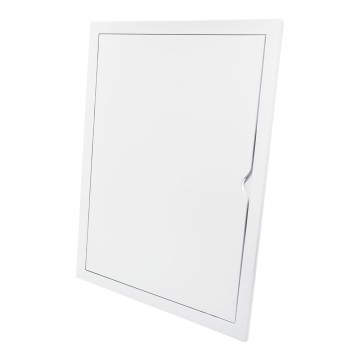 Tapa de registro rectangular empotrable abs 30x40cm blanca