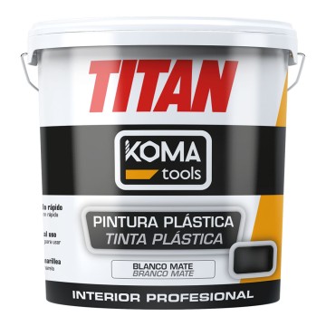 Pintura plástica interior blanca 5 kg