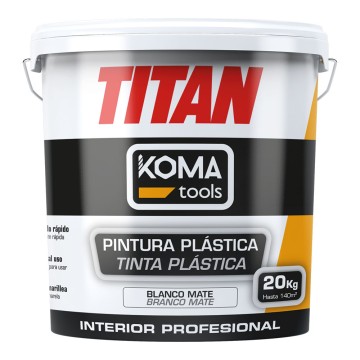 Pintura plástica interior blanca 20 kg