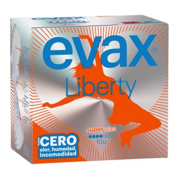 Compresas evax liberty super alas 10