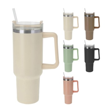 Taza café de viaje 1200ml colores variados