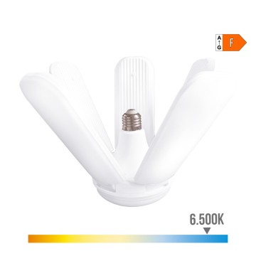 Bombilla led multidireccional, casquillo e27, potencia 45 w, luz fría