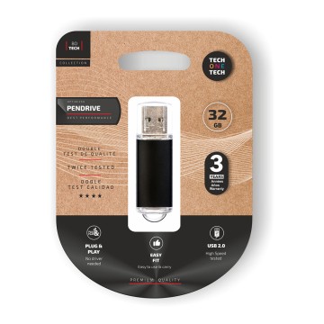 Basic black pendrive 32 gb memoria usb