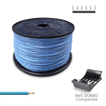 Cablecillo h07z1-k 1,5 mm² azul 500m.