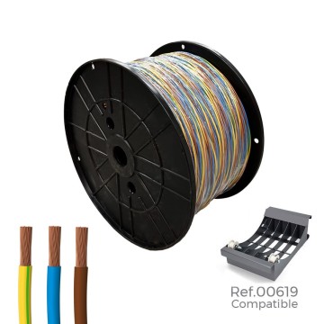 Cablecillo h07z1-k 3g1,5 mm² 3 colores 300m.