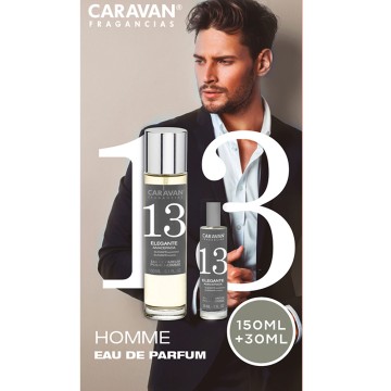 Estuche eau de parfum caravan nº 13, 150 + 30 ml señor