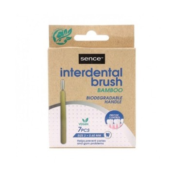 Cepillo interdental bambú, 7 unidades