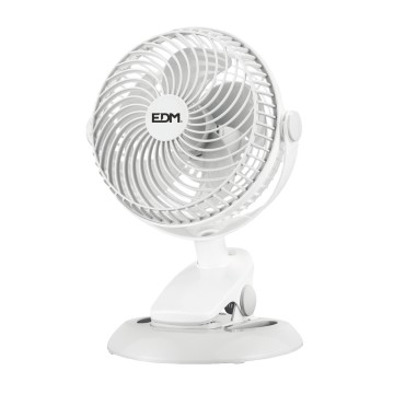 Ventilador recargable con pinza