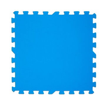 Tapices de suelo protector suelo azul. 50 x 50 cm. 9 unidades