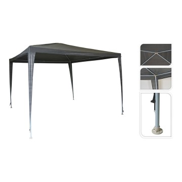 Carpa fiesta 300 x 300 cm gris oscuro