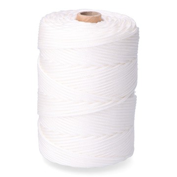 Cordón trenzado pp riel blanco 3 mm x 200 m