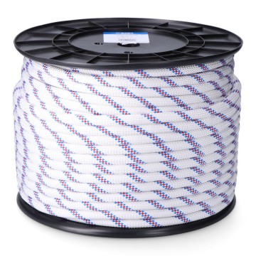 Driza trenzado poliéster blanco distintivo 6 mm x 300 m