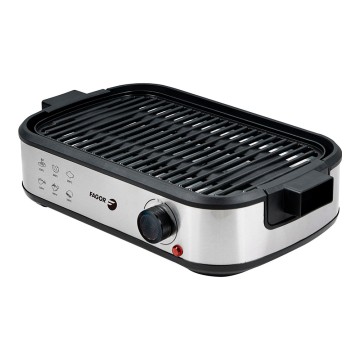 Parrilla eléctrica smokeless con extractor de humo 1800 w