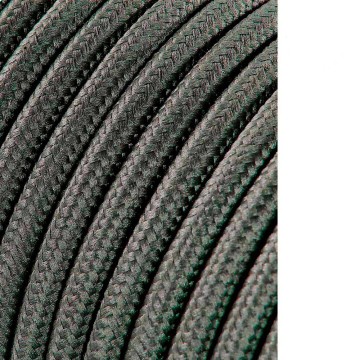 Cable cordon tubulaire 2x0,75mm c63 gris oscuro 25m