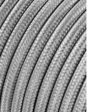 Cable cordon tubulaire 2x0,75mm c64 plata 25m