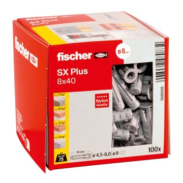 Taco fischer sx plus ø8x40mm 100uds. n8 568008