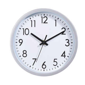 Reloj de pared redondo colores surtidos con fondo blanco ø20x3,8cm