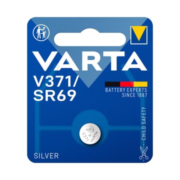 Pila varta sr69 - v371 silver 1,55v (blister 1 unid.) ø9,5x2,05mm