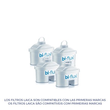 Kit 3+1 filtros laica biflux f4m2b28t150 f4s/it