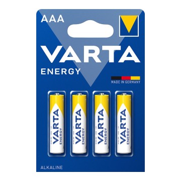Pila varta aaa - lr03 "energy value pack" (blister 4 unid.) ø10,5x44,5mm