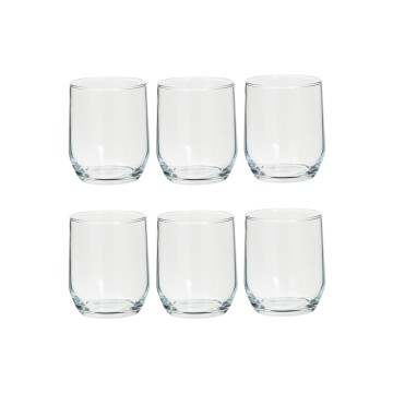 Kit 6 vasos de agua de cristal 31.5cl coleccion paol