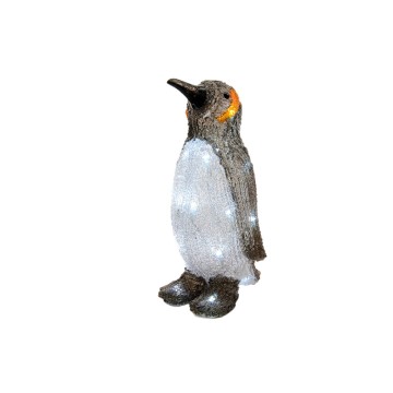 Figura pingüino de led acrilico exterior